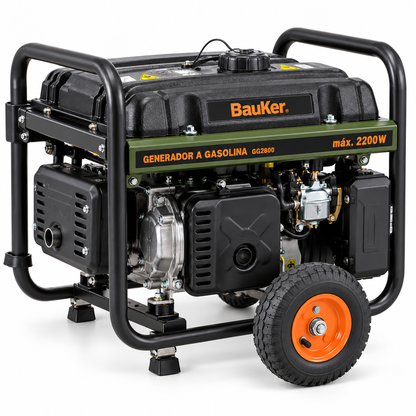Generador Eléctrico Bauker GG2800 2200W Gasolina