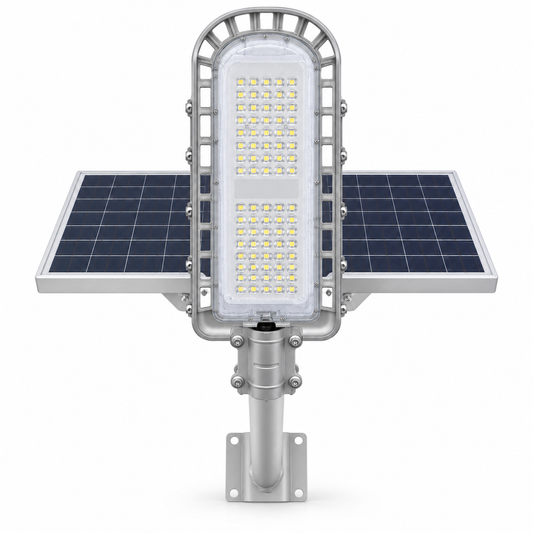 Luminaria Solar Pública Austral 400W IP65 con Panel Solar