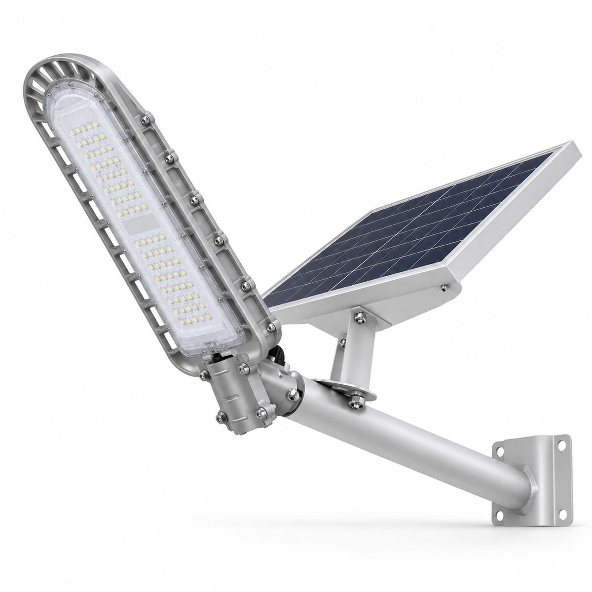 Luminaria Solar Pública Austral 400W IP65 con Panel Solar