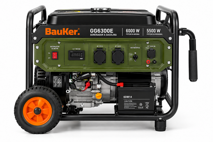 Generador Eléctrico Bauker GG6300E 6000W Gasolina