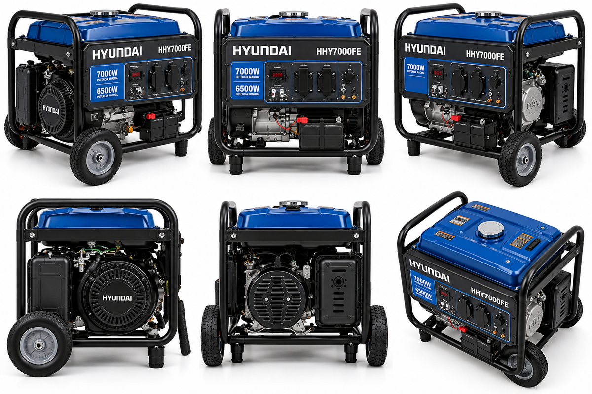 Generador Eléctrico Hyundai HYG7750E 5500W Gasolina