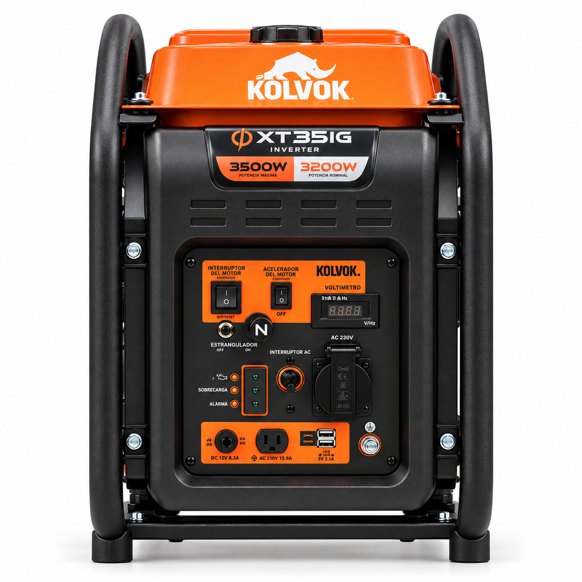 Generador Inverter Kolvok XT35IG 3500W a Gasolina – 220V Monofásico