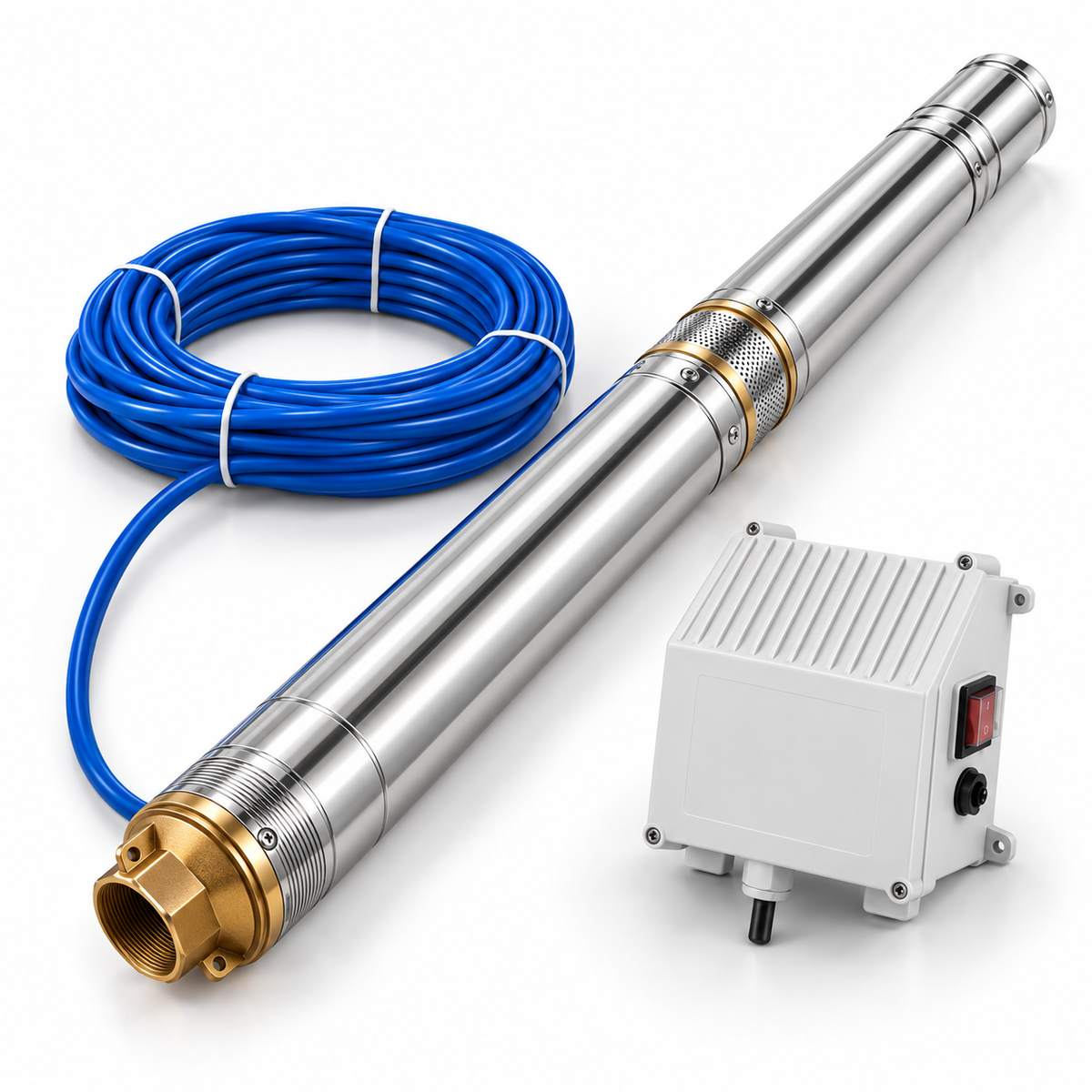 Bomba Sumergible BestFlow SUSE 3 2/27 1HP Pozo Profundo